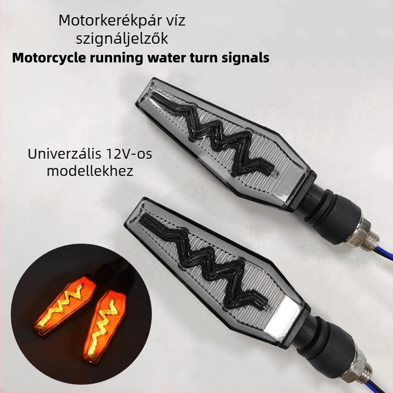 ECG irányjelző fény motorkerékpárok és 12V modellekhez – ABS+LED, 1W, 2700K, 30 000 óra