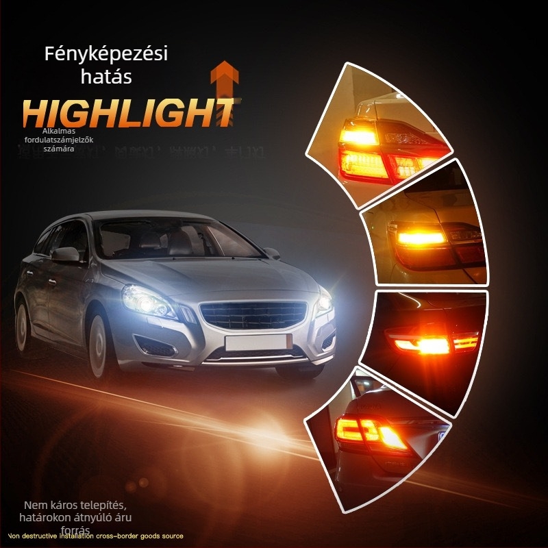1156-3014-144 LED autójelző és hátsó világítás nappali fény – 8.1W, 12–24V DC, 3014 SMD, 6000–7000K