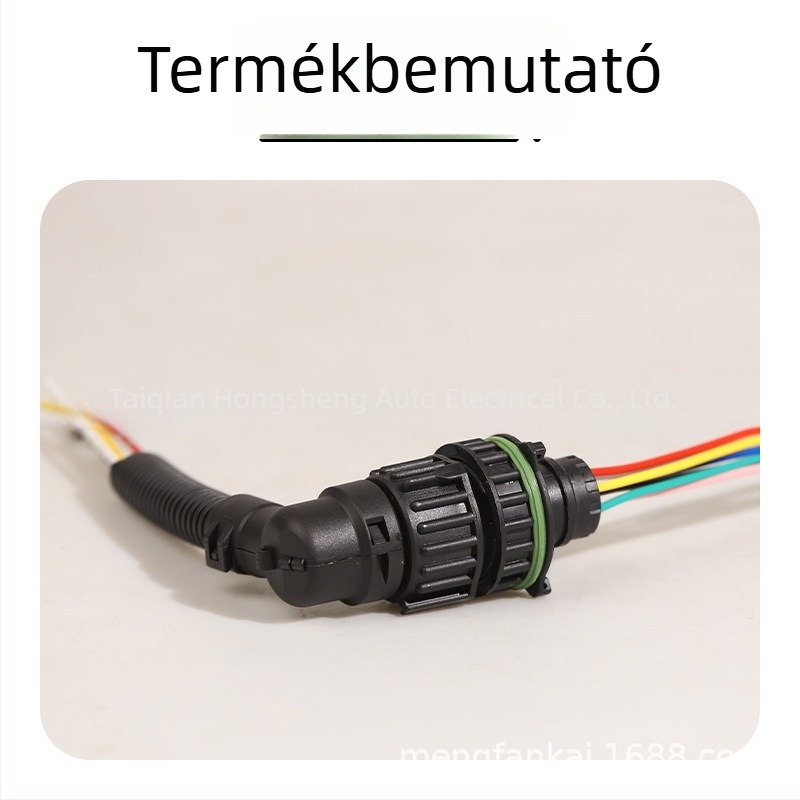 Teherautó hátsó lámpa vezeték univerzális 7-tűs dugóval (hím/női)