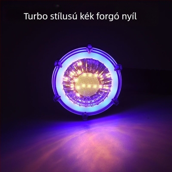 Motorkerékpár LED indexlámpa készlet, 12V DC, ABS+LED, univerzális, modell 042
