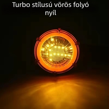 Motorkerékpár LED indexlámpa készlet, 12V DC, ABS+LED, univerzális, modell 042