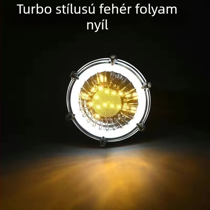 Motorkerékpár LED indexlámpa készlet, 12V DC, ABS+LED, univerzális, modell 042