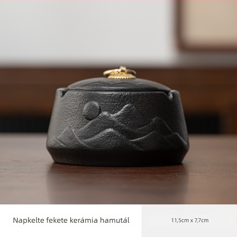 Kerámia hamutál fedéllel, dekoratív, Jingkui, logó nyomtatva, testreszabható kivitel