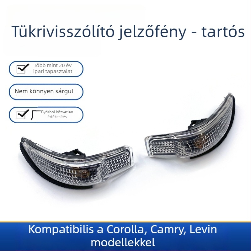 Toyota Corolla és Camry visszapillantó tükör lámpa – 12V, 5W, műanyag, modell 81740-52050