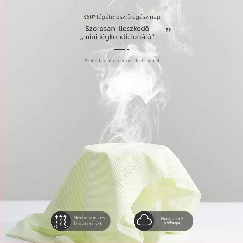 7 darab vékony női alsónemű ice silk anyagból, varrás nélküli, kényelmes középmagas derék, antibakteriális, lélegző