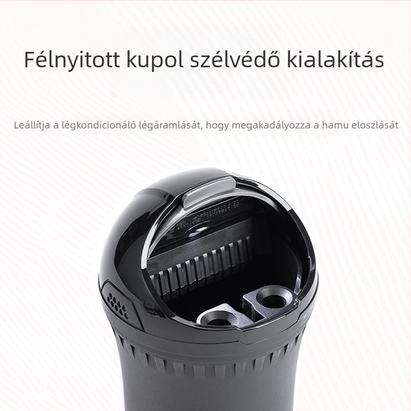 Autó hamutartó LED HY-412, YAC márka – többfunkciós kreatív kialakítás