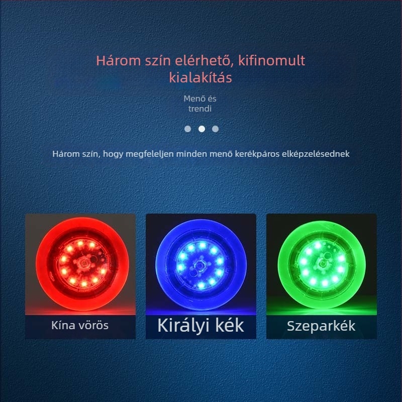 Kerékpározáshoz való sisak hátsó lámpa, csipesz és pánt – Fire Wolf márka, licenszelhető magáncímke, testreszabás elérhető.