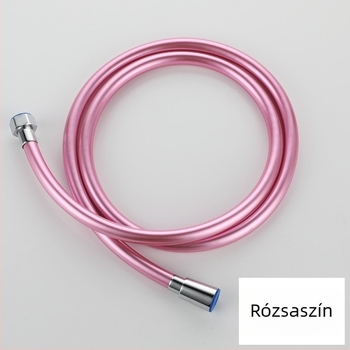 Zuhanycső PVC, 2,5 MPa, 80°C, rozsdamentes acél csatlakozó, BANNR013 modell, látszólagos beépítés