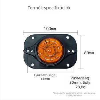 Teherautó LED kanyarfények, vízálló, 12-24V, 6W, SL-5028 modell