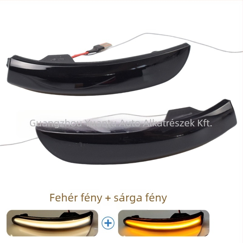 LED-es visszapillantó tükör irányjelző Ford Wingbo/Kuga/Sharp (2013–2018), 12V, ABS, 2400 lm