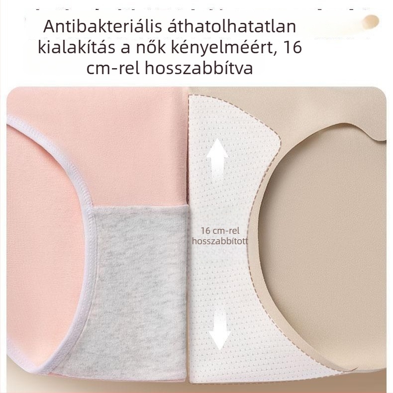10A osztályú Mulberry selymes Ice Silk női alsónemű, magas elasztikusság, lélegző, gyorsan száradó, joga brief
