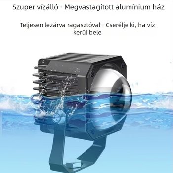 Lézeres LED távolsági és ködfényszóró, 12V/24V, 5000 lm, teherautók és terepjárók számára