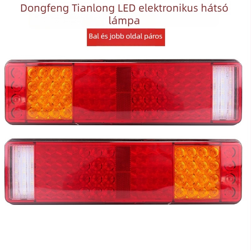 Runlin LED hátsó lámpa készlet Dongfeng Tianlonghoz, 24V, XD Dongfeng Tianlong elektronikus hátsó lámpa