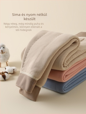 Gyerekeknek gyapjúból készült varrás nélküli melegítő nadrágok, téli 2025 – alapréteg, 100% gyapjú, 8 évesnél idősebbek számára (Kód H3303)