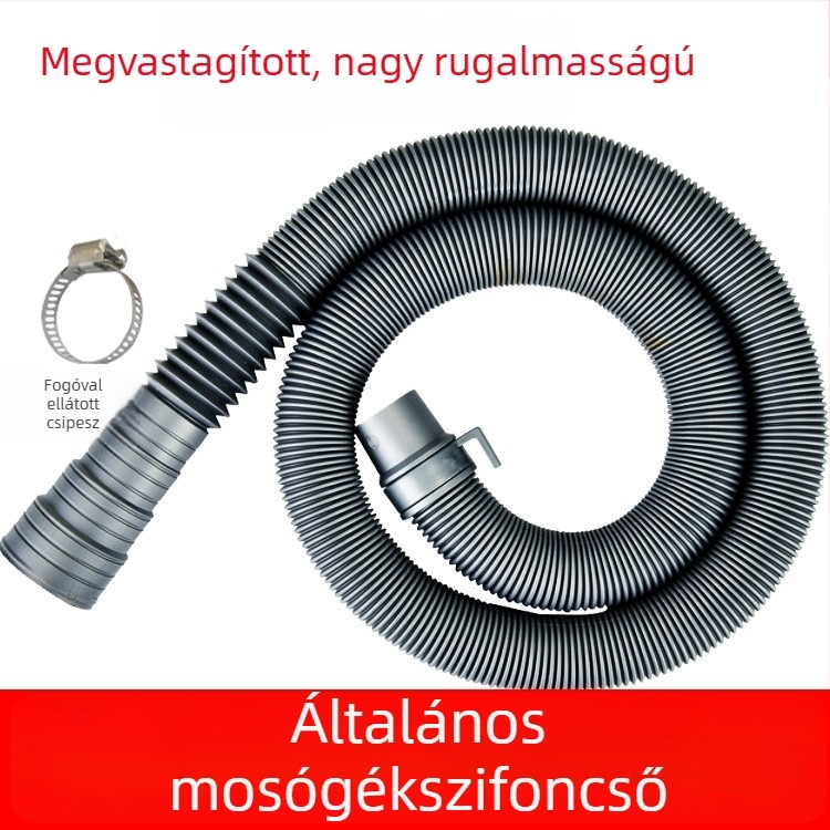 Univerzális vízbetöltő cső hosszabbító mosógéphez és jégkészítőhöz, PU anyag, Modell 056, Márka Water refreshing heart, Stílus Modern simplicity