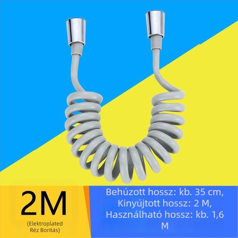Teleszkópos zuhanycső, rozsdamentes acél/ABS, atmoszférikus nyomás, 0-90°C működési hőmérséklet, telepítés: teleszkópos