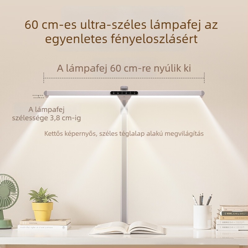 Teljes spektrumú asztali lámpa a tanuláshoz és a szem védelmére, diákszobai asztali olvasólámpa, gyerekeknek olvasólámpa, dekoratív kis asztali lámpa