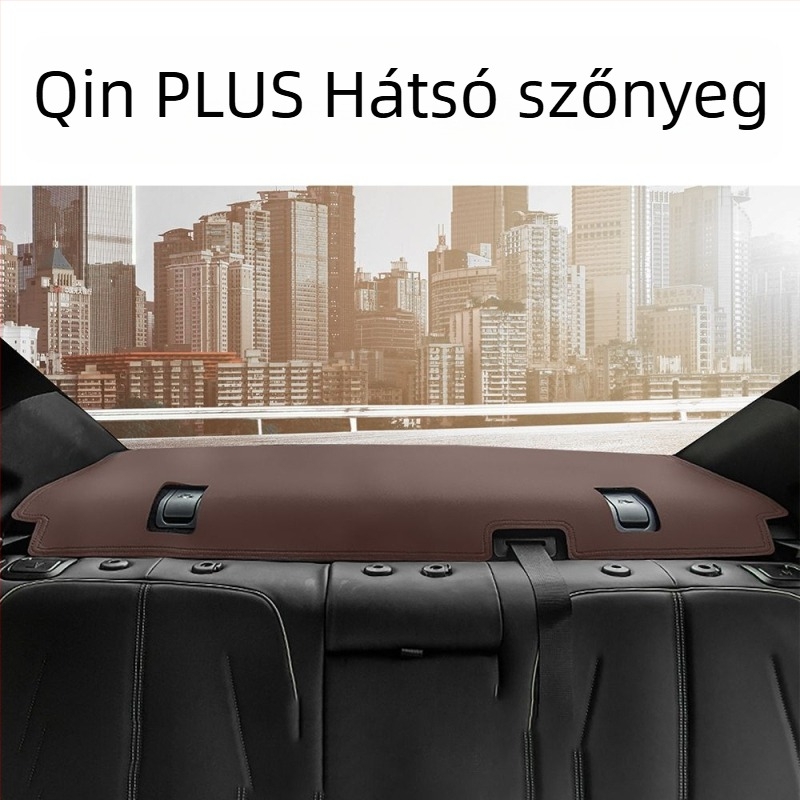 Bőr középkonzol napvédő matrac BYD Qin Plus EV Intelligent Driving Edition számára logó nyomtatással