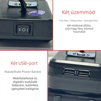 LED munkalámpa elektromos eszközökhöz - Modell 613, 50W, 21V, 3000 lm, 50 000 óra