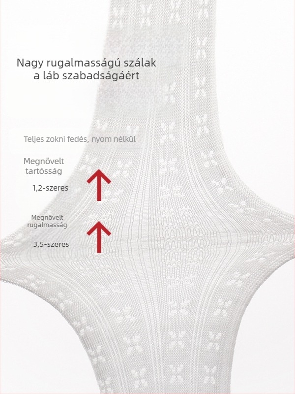 Nyári ultra vékony babaharisnya masnival, fehér – lányoknak, szúnyogriasztó harisnya