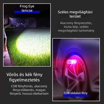 Mini hordozható LED zseblámpa mágneses munkalámpával — 5W, 1000mAh, 240–350 lm, vízálló