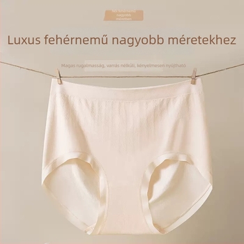 Nemzetközi női varrás nélküli középmagas derekú fehérnemű, plusz méret, 160–260, Mulberry Silk