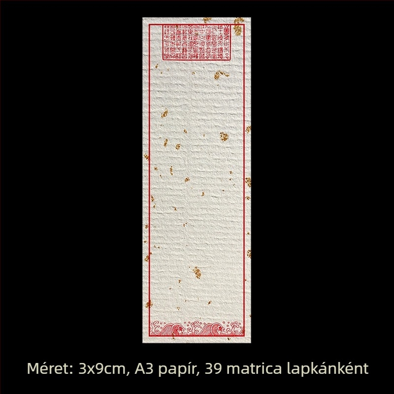 Üres kézzel írt címke matricaszett – bevont papír, különböző méretek, öntapadós, testreszabható