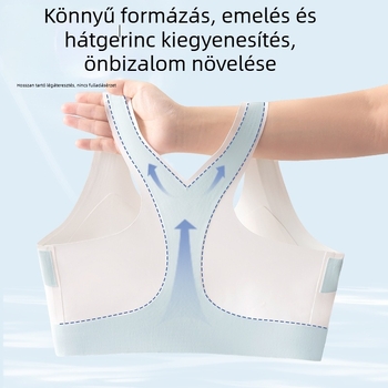 7–12 éves lányok számára edzőmelltartó, légáteresztő, varrás nélküli kosár