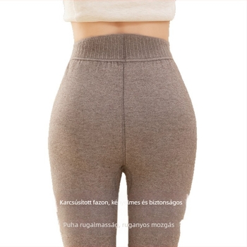 Gyapjú nadrág fleece béléssel, uniszex – vastag és meleg téli viselet