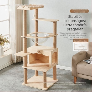 Macskák számára készült mászókeret flanel anyagból, macska fészek, Sheng bangrong márka, eredet Kína