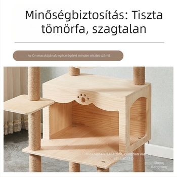 Macskák számára készült mászókeret flanel anyagból, macska fészek, Sheng bangrong márka, eredet Kína