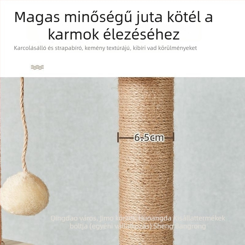 Macskák számára készült mászókeret flanel anyagból, macska fészek, Sheng bangrong márka, eredet Kína