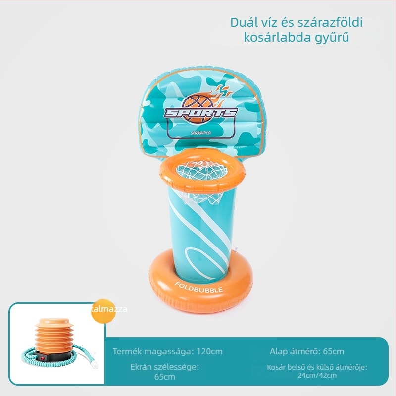 Medencéhez való felfújható csúszda – anti-rollover, PVC, márka Mumu Fish, modell Inflatable Slide, helyszíni szórakoztatásra és úszósportokra