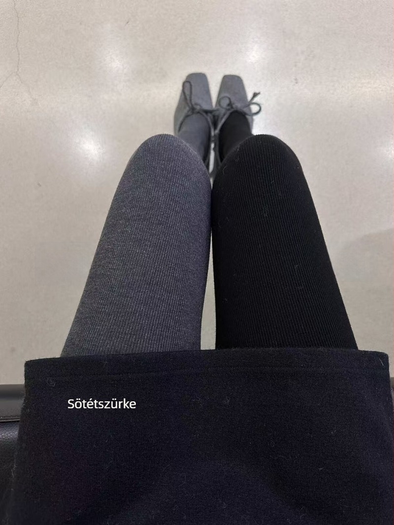 All-in-One téli leggings poliészterből, vastagított, mikroelasztikusság, fleece bélés a melegen tartáshoz, tél 2025, 6805