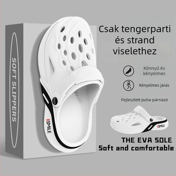 Férfi EVA szandál, koreai stílusú kültéri használatra, felső EVA, talp EVA, talpbetét EVA, lapos sarok