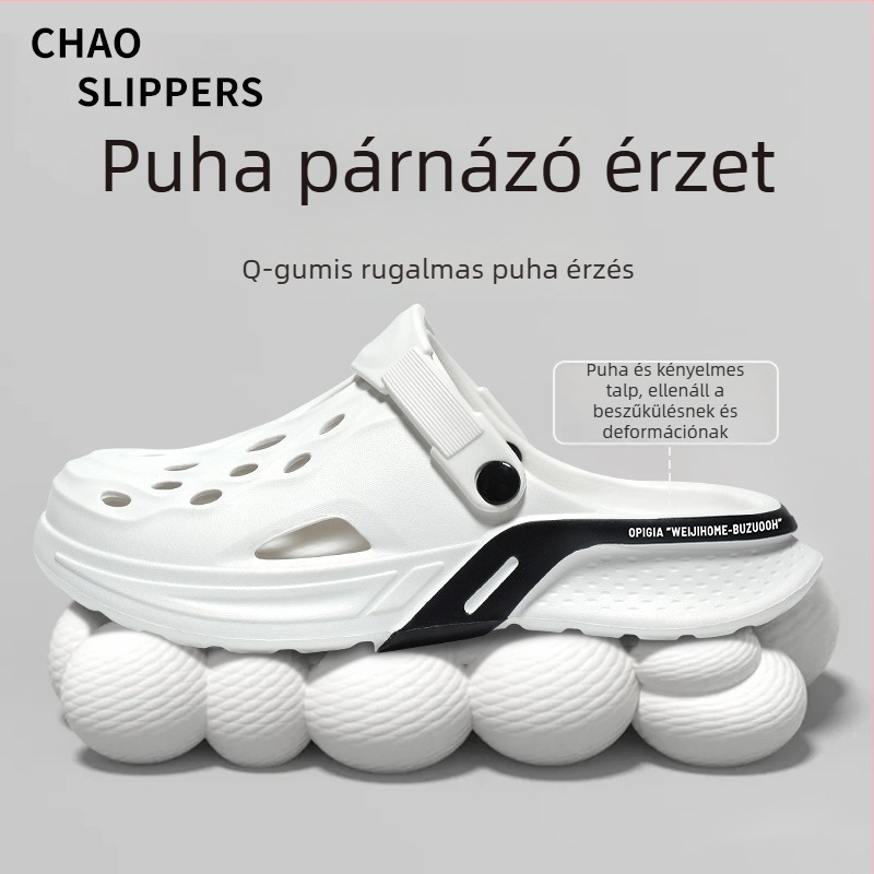 Férfi EVA szandál, koreai stílusú kültéri használatra, felső EVA, talp EVA, talpbetét EVA, lapos sarok