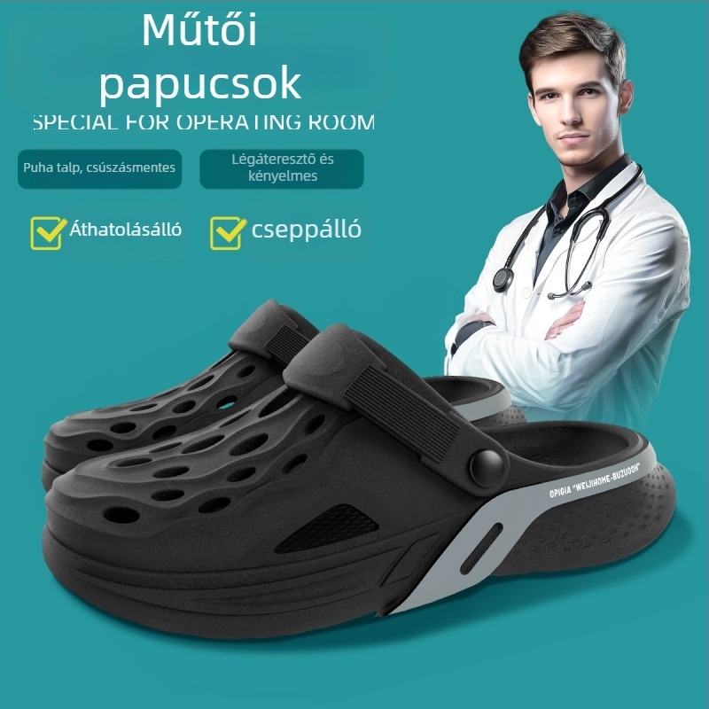 Férfi EVA szandál, koreai stílusú kültéri használatra, felső EVA, talp EVA, talpbetét EVA, lapos sarok