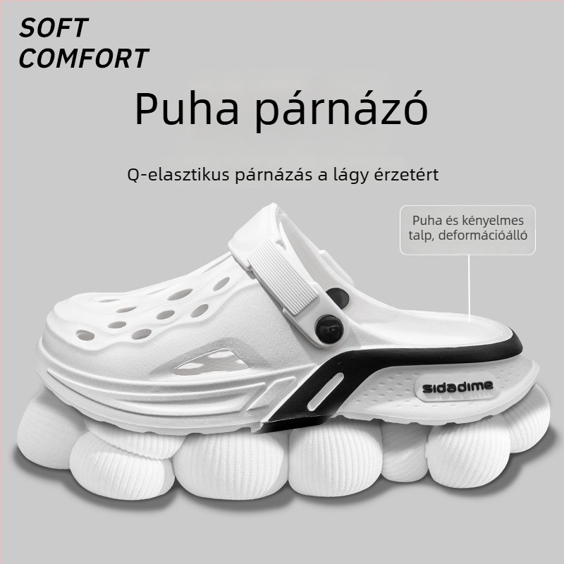 Férfi EVA szandál, koreai stílusú kültéri használatra, felső EVA, talp EVA, talpbetét EVA, lapos sarok