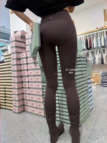 Ji yu Női leggings nylon/spandex, kilencpontos hossz, szoros fazon, magas rugalmasság, mintázat betűkkel-számokkal
