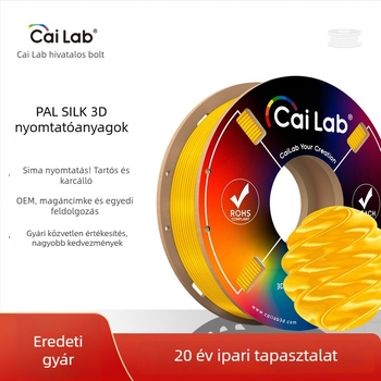 PLA selyem filament, 200 g, kompatibil a Tuozhu Chuangxiang 3D nyomtatáshoz, sima és elakadásmentes