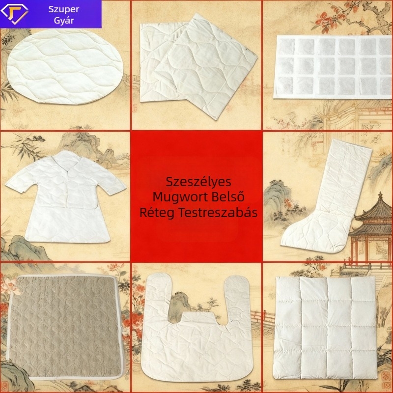 Moxibusziós liner — egyedi kivitel; anyag: moxa velúr; modell Nd001; készlet: sapka bélés, mellény bélés, derekat védő bélés, ülés alátét, térdvédők, csizmabélés