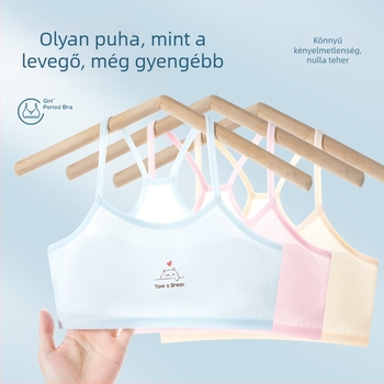 Varrás nélküli tornaruha lányoknak, tanktop-stílus, 9–13 éveseknek, Nylon anyag, bélés Spandex <30%, teljes kosár, rögzített dupla pánt, légáteresztő és izzadságfelszívó