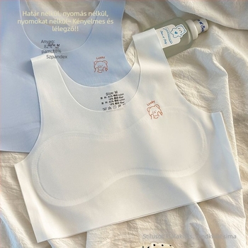 7–14 éves lányoknak seamless edző melltartó, ice silk, lélegző, nylon 90–95%