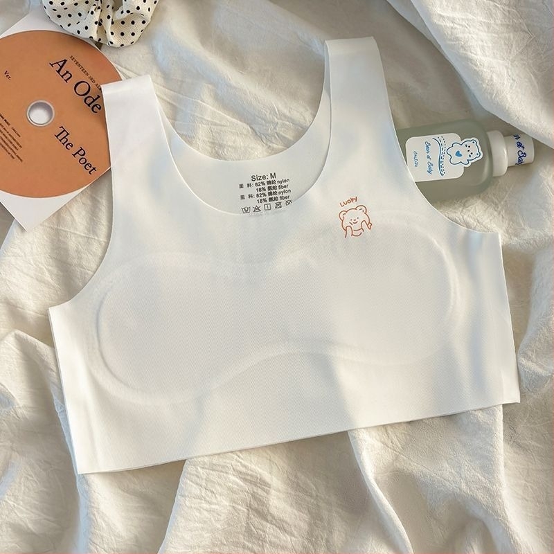 7–14 éves lányoknak seamless edző melltartó, ice silk, lélegző, nylon 90–95%