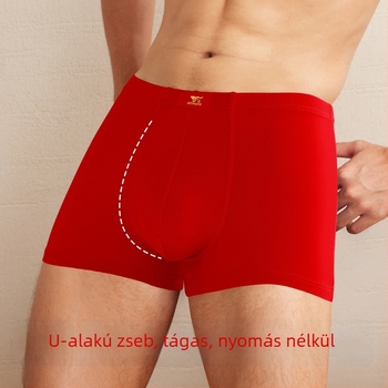 Septwolves férfi viszkóz kötött alsónemű, középmagas derekú; ágyék anyaga: 64% viszkóz, 30% poliészter, 6% spandex; ágyék bélés: 50–70% viszkóz