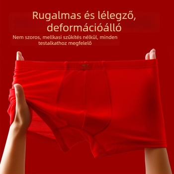 Septwolves férfi viszkóz kötött alsónemű, középmagas derekú; ágyék anyaga: 64% viszkóz, 30% poliészter, 6% spandex; ágyék bélés: 50–70% viszkóz