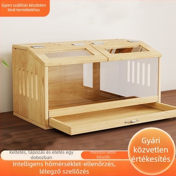 Fából készült hörcsögtenyésztő inkubátor ketrec