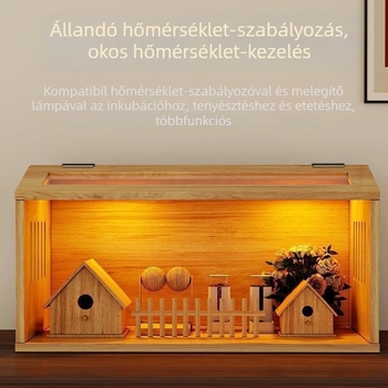 Fából készült hörcsögtenyésztő inkubátor ketrec