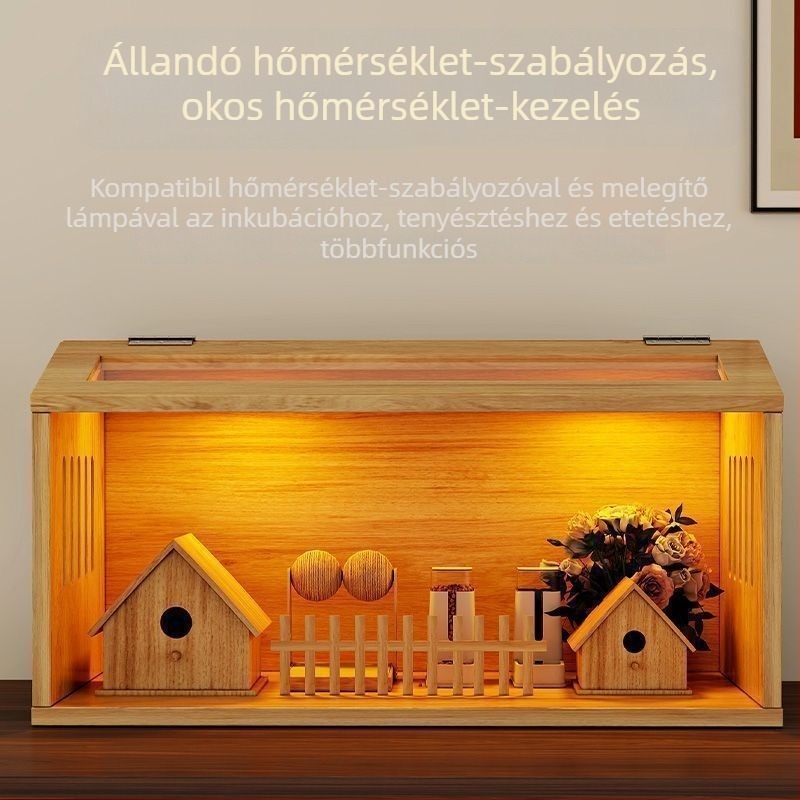 Fából készült hörcsögtenyésztő inkubátor ketrec