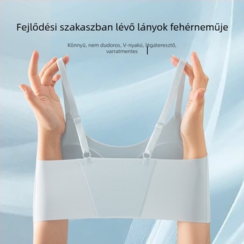 II. stádiumú kamisol melltartó lányoknak, varrat nélküli kosár, rögzített kosár